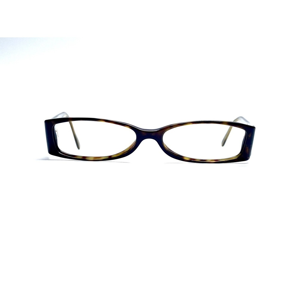 Prada Brown Brown Clear Tortoise Rectangular Glasses Italy VPR04H 53 13 135